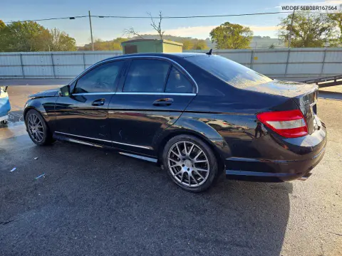 2011 Mercedes-Benz C 300 VIN WDDGF5EB0BR167564 фото 2