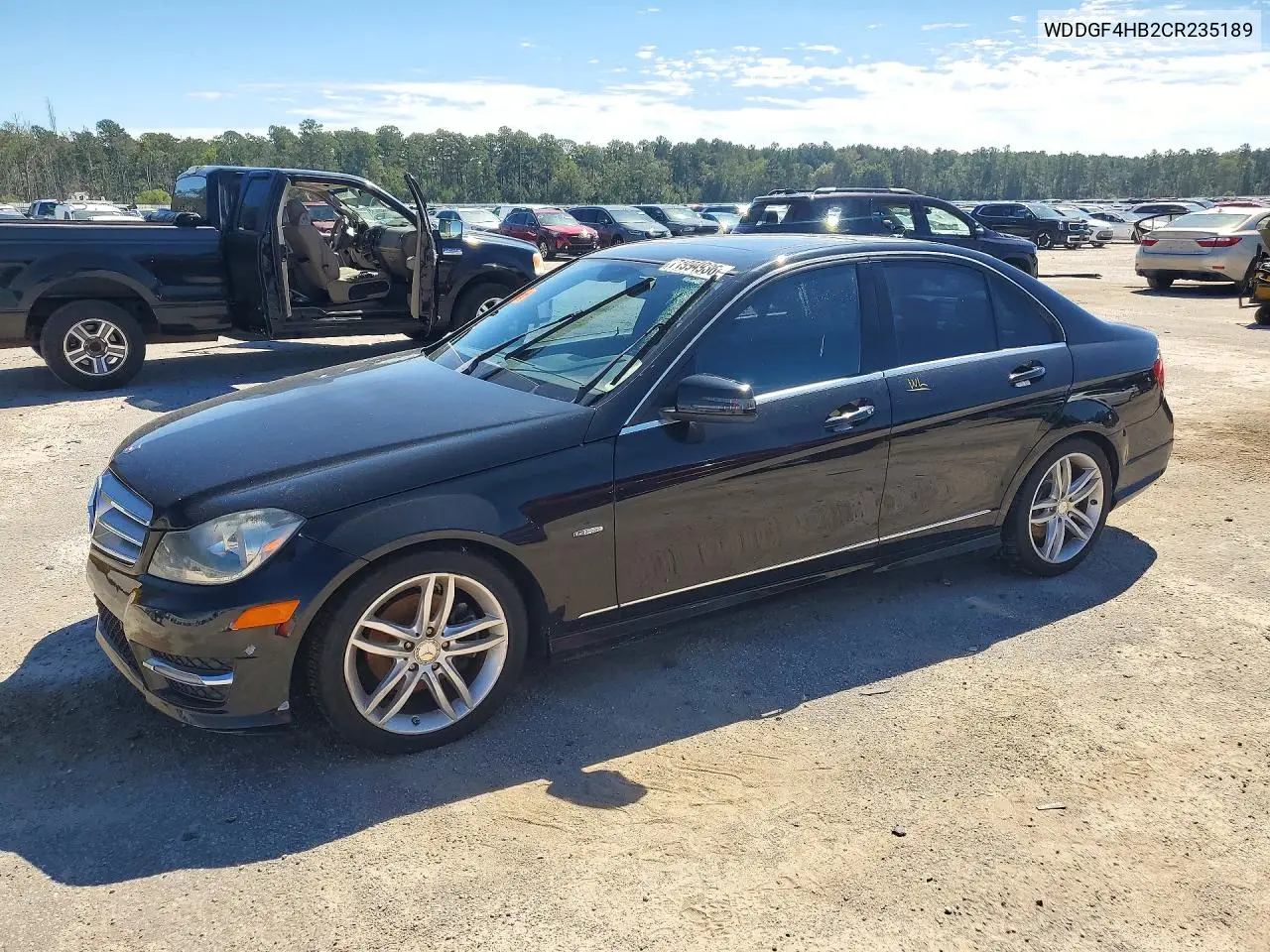 2012 Mercedes-Benz C 250 VIN WDDGF4HB2CR235189 фото 1