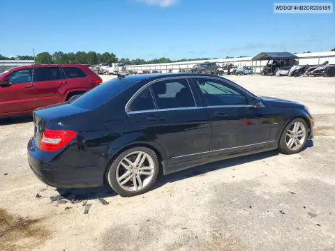 2012 Mercedes-Benz C 250 VIN WDDGF4HB2CR235189 фото 3