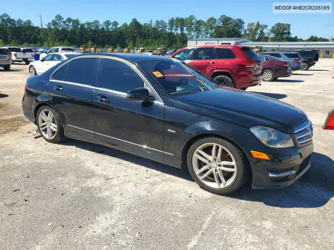 2012 Mercedes-Benz C 250 VIN WDDGF4HB2CR235189 фото 4