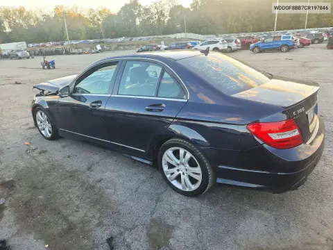 2012 Mercedes-Benz C 300 4Matic VIN WDDGF8BB7CR197846 фото 2