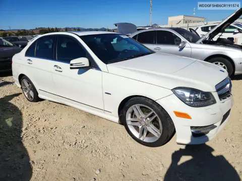 2012 Mercedes-Benz C 350 VIN WDDGF5HB6CR191574 фото 4