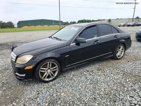 WDDGF4HB5CR215521 — 2012 Mercedes C-Klasse, Механические повреждения, фото до ремонта