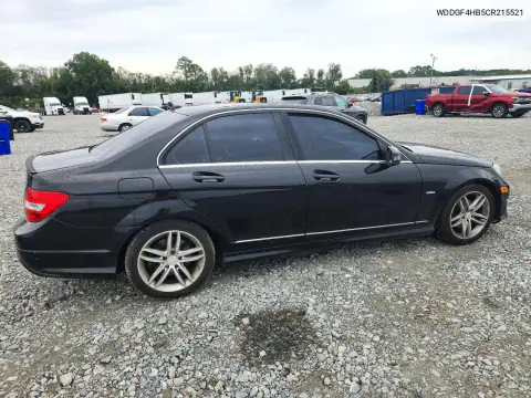 2012 Mercedes-Benz C 250 VIN WDDGF4HB5CR215521 фото 3