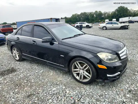 2012 Mercedes-Benz C 250 VIN WDDGF4HB5CR215521 фото 4