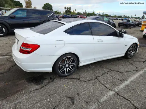 2013 Mercedes-Benz C 250 VIN WDDGJ4HB0DF955981 фото 3