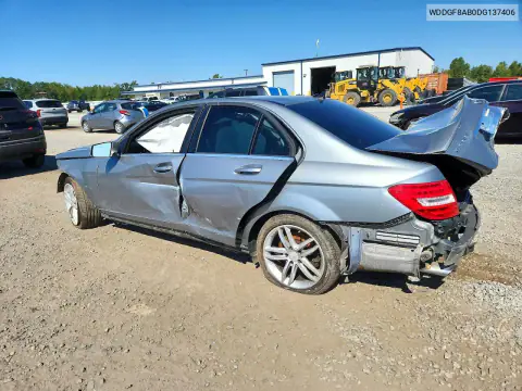 WDDGF8AB0DG137406 — 2013 Mercedes C-Klasse, фото 2 с аукциона Copart, Передняя часть