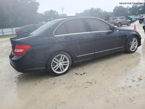 2014 Mercedes-Benz C 250 VIN WDDGF4HB7EA932360 фото 3