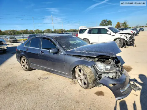 2014 Mercedes-Benz C 250 VIN WDDGF4HB1EA964351 фото 4