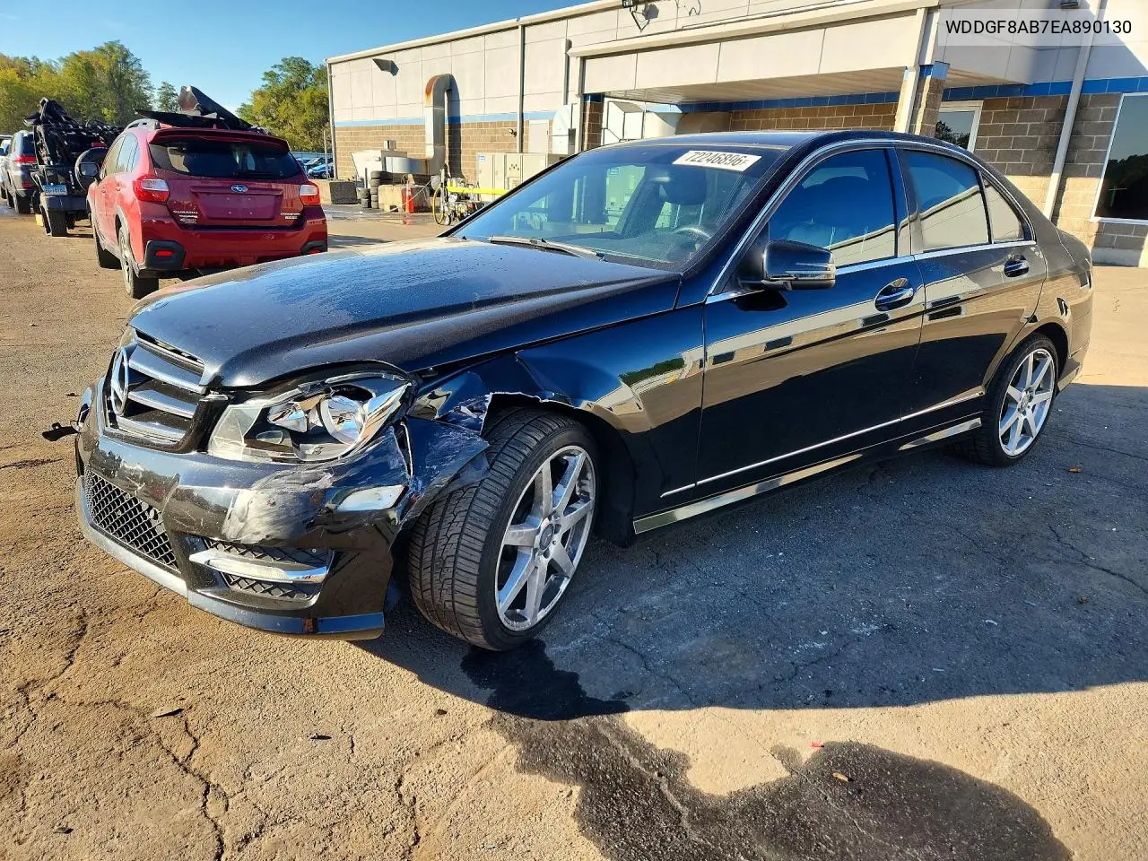 2014 Mercedes-Benz C 300 4Matic VIN WDDGF8AB7EA890130 фото 1