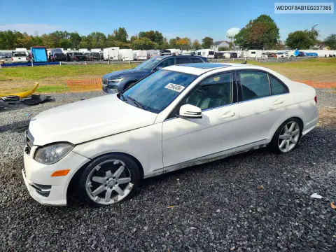 WDDGF8AB1EG237385 — 2014 Mercedes C-Klasse, Передняя часть, фото до ремонта