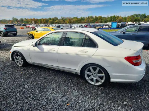 WDDGF8AB1EG237385 — 2014 Mercedes C-Klasse, фото 2 с аукциона Copart, Передняя часть