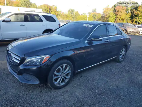 55SWF4KBXFU041341 — 2015 Mercedes C-Klasse, Передняя часть, фото до ремонта