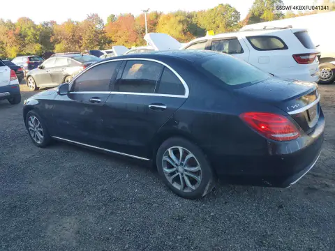 2015 Mercedes-Benz C 300 4Matic VIN 55SWF4KBXFU041341 фото 2