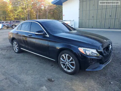 2015 Mercedes-Benz C 300 4Matic VIN 55SWF4KBXFU041341 фото 4