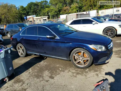 2015 Mercedes-Benz C 300 VIN 55SWF4JB0FU077802 фото 4