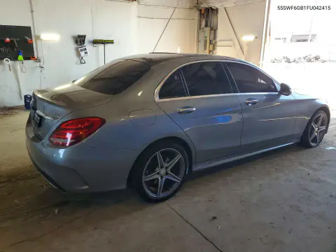 2015 Mercedes-Benz C 400 4Matic VIN 55SWF6GB1FU042415 фото 3