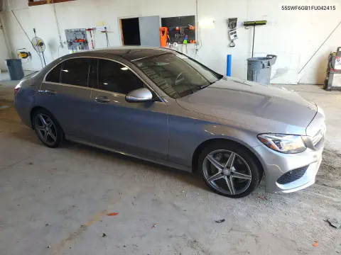 2015 Mercedes-Benz C 400 4Matic VIN 55SWF6GB1FU042415 фото 4