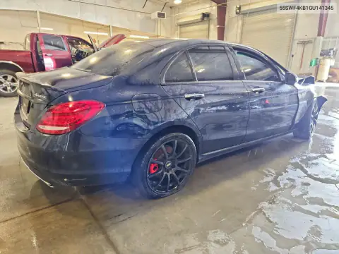 55SWF4KB1GU141345 — 2016 Mercedes C-Klasse, фото 3 с аукциона Copart 15.10.2026, Передняя часть