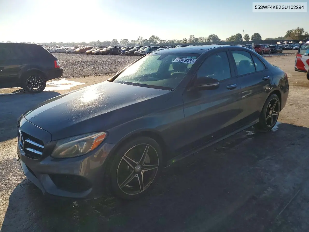 2016 Mercedes-Benz C 300 4Matic VIN 55SWF4KB2GU102294 фото 1