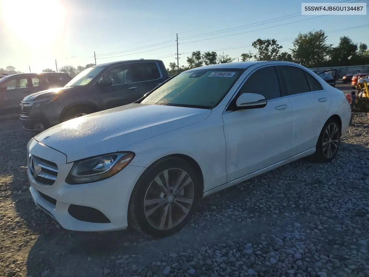 2016 Mercedes-Benz C 300 VIN 55SWF4JB6GU134487 фото 1