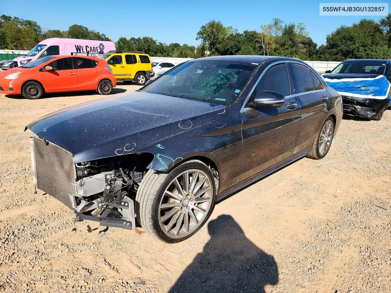 2016 Mercedes-Benz C 300 VIN 55SWF4JB3GU132857 фото 1