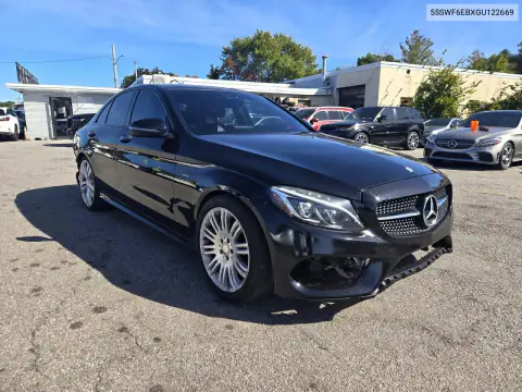 55SWF6EBXGU122669 — 2016 Mercedes C-Klasse, Естественный износ, фото до ремонта