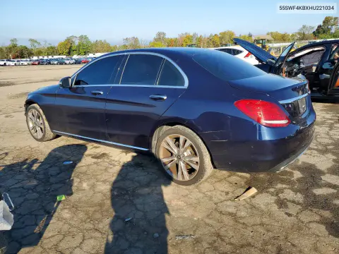 2017 Mercedes-Benz C 300 4Matic VIN 55SWF4KBXHU221034 фото 2