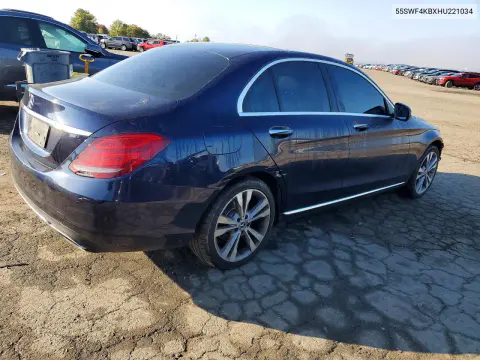 2017 Mercedes-Benz C 300 4Matic VIN 55SWF4KBXHU221034 фото 3