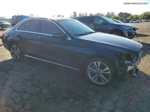 2017 Mercedes-Benz C 300 4Matic VIN 55SWF4KBXHU221034 фото 4