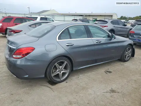 2017 Mercedes-Benz C 300 4Matic VIN 55SWF4KB6HU219913 фото 3