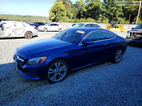 WDDWJ4JB6HF520247 — 2017 Mercedes C-Klasse, Передняя часть, фото до ремонта