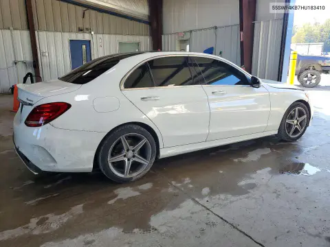 2017 Mercedes-Benz C 300 4Matic VIN 55SWF4KB7HU183410 фото 3