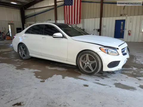 2017 Mercedes-Benz C 300 4Matic VIN 55SWF4KB7HU183410 фото 4