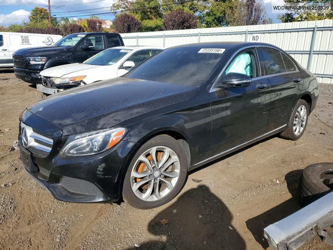 2017 Mercedes-Benz C 300 4Matic VIN WDDWF4KB9HR259839 фото 1