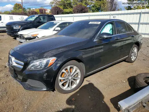 WDDWF4KB9HR259839 — 2017 Mercedes C-Klasse, Передняя часть, фото до ремонта