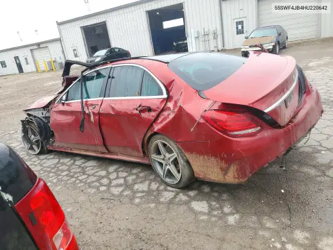 2017 Mercedes-Benz C 300 VIN 55SWF4JB4HU220642 фото 2
