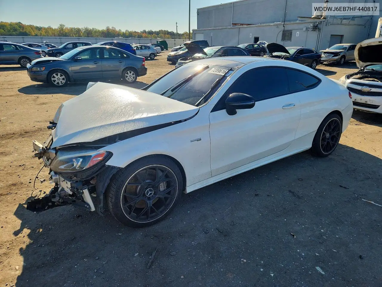 2017 Mercedes-Benz C 43 4Matic Amg VIN WDDWJ6EB7HF440817 фото 1