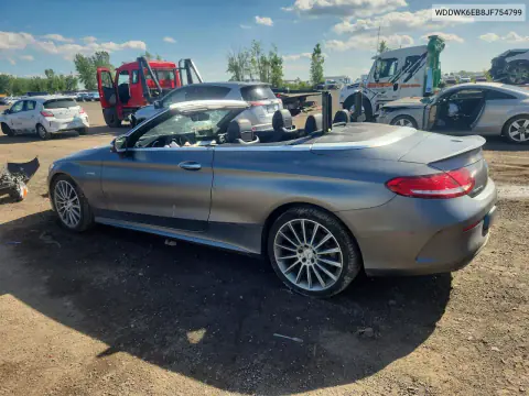 2018 Mercedes-Benz C 43 4Matic Amg VIN WDDWK6EB8JF754799 фото 2
