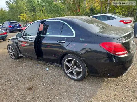 55SWF4KB0JU262827 — 2018 Mercedes C-Klasse, фото 2 с аукциона Copart, Передняя часть