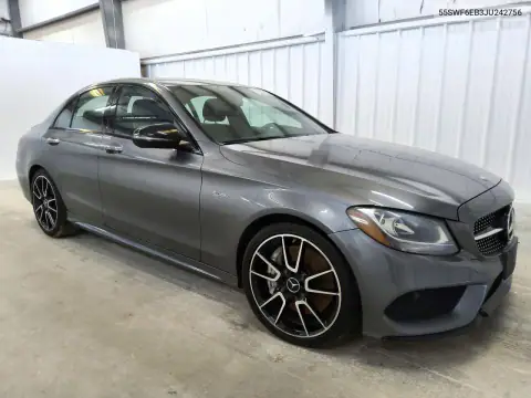 55SWF6EB3JU242756 — 2018 Mercedes C-Klasse, фото 4 с аукциона Copart 15.10.2026, Механические повреждения