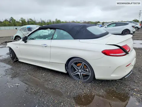 2018 Mercedes-Benz C 43 4Matic Amg VIN WDDWK6EB6JF700739 фото 2