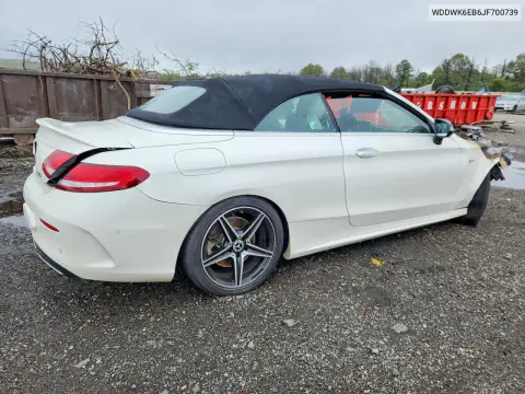 2018 Mercedes-Benz C 43 4Matic Amg VIN WDDWK6EB6JF700739 фото 3