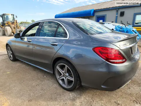 2018 Mercedes-Benz C 300 4Matic VIN 55SWF4KB6JU242548 фото 2