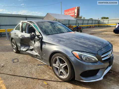 2018 Mercedes-Benz C 300 4Matic VIN 55SWF4KB6JU242548 фото 4