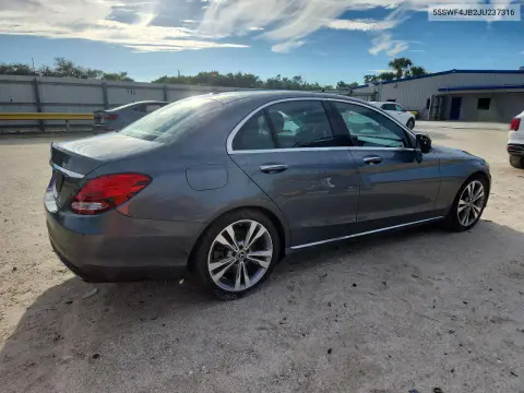 2018 Mercedes-Benz C 300 VIN 55SWF4JB2JU237316 фото 3