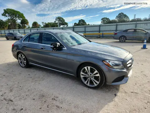 2018 Mercedes-Benz C 300 VIN 55SWF4JB2JU237316 фото 4
