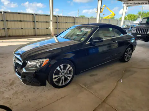 WDDWK4KB0JF615839 — 2018 Mercedes C-Klasse, Подтопление, фото до ремонта