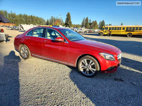 2018 Mercedes-Benz C 300 4Matic VIN 55SWF4KB4JU271787 фото 4