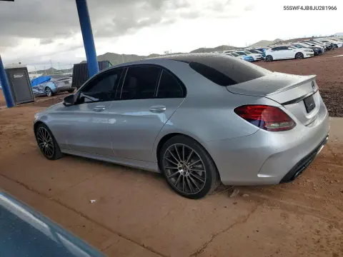 2018 Mercedes-Benz C 300 VIN 55SWF4JB8JU281966 фото 2
